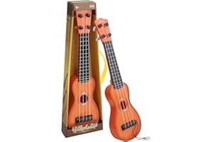 TSLBW Soprano Ukulele 38 cm Ukulele für Anfänger Gitarre Ukulele Anfänger Gitarre Spielzeug Musical Ukulele Instrument für Anfänger mit 4 Saiten Verstellbar Classic Instrument (Khaki)