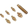 Heat Set Insert Tips, Soldering Tip Set M2 M2.5 M3 M4 M5 M6 1/4 Inch M8 Universal 936 Soldering Iron Tips 3D Printer Parts