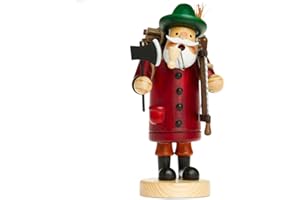‎SIKORA Sikora RM-A Räuchermännchen aus Holz 3 Größen Verschiedene Motive, Farbe/Modell:A03 rot - Holzfäller, Höhe in cm:Höhe ca. 15 cm