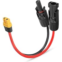 Thlevel Solarladekabel – Solarstecker Auf XT60, 100 Cm, 12 AWG – Für Solargenerator, Powerstation & Panel (50–200W)