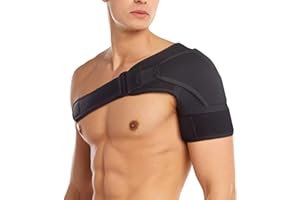 ZANTESR Shoulder Support, Adjustable Shoulder Brace for Right and Left for Shoulder Relief Pain, Compression Shoulder Brace for Torn Rotator Cuff,