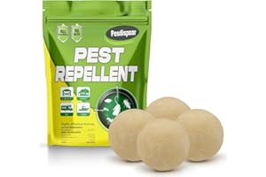 Pesdispear Mouse Repellent, Rat Repellent, Mosquito Repellent, Peppermint Oil and Citronella Oils Insect Repellent Pest Control Cockroaches Spider Ant Better Than Ultrasonic 4 Pack