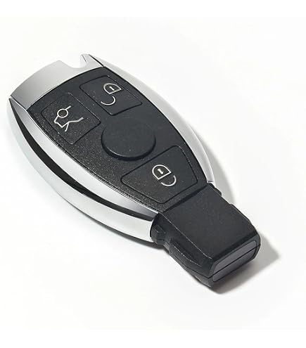 Clé électronique Vierge à Programmer Pour Mercedes Benz CLK, SLK, CL, C, E, S, ML - 434 MHz, 2 Boutons - Compatible Nombreux Modèles W20, W203, W204, W211 - 4