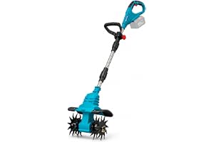 ANEELV sladdlös motorhacka 450 W för Makita 18 V/21 V, djup 24 cm/bredd 20 cm