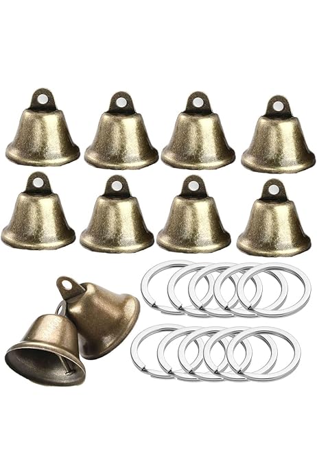 Campanelli Per Collare Animali - 6 Pezzi, Acciaio, Alto Volume, Per Cani E Gatti - Foto 3