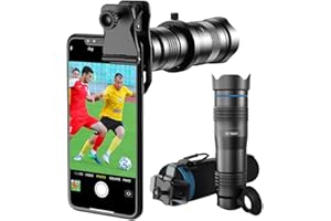 Apexel Teleobjektiv für Smartphone,leistungsstarkes 28-faches HD-Telefon-Teleobjektiv Kameraobjektiv-Set funktioniert mit iPhone, Samsung, Pixel, Android und Allen Smartphones