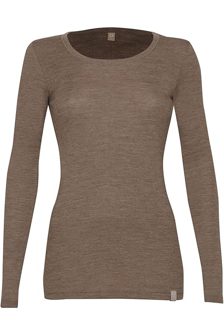 DILLING Kinder Shirt 100% BIO Merinowol - Gebreide Rib - Jeukvrij En Zacht