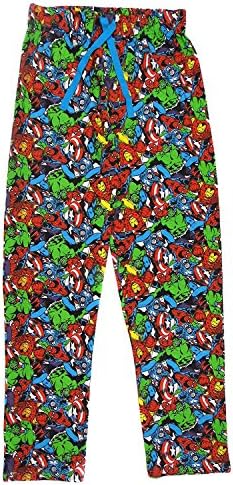 Mens Marvel Heroes Lounge Pants Pyjama Bottoms Small Med Large and X Large