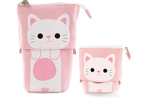 CHILLSILA Astuccio, Astuccio Telescopio Retrattile per Matite, Portamatite e Astuccio 2 in 1, per Ragazzi Ragazze Studenti