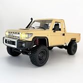 MN Model MN82 1/12 Toyota Land Cruiser LC79 4WD RC Model Crawler Offroad Uzaktan Kumandalı Araba Truck RTR Lisanslı Sarı+Dahi