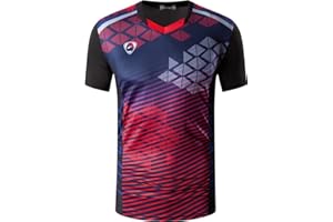 jeansian Hombre Sport Dry Fit Deportiva tee Shirt Tshirt T-Shirt Manga Corta Tenis Golf Bowling Camisetas LSL133