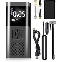 Compressore Aria Portatile Per Auto - 150PSI, Batteria 6000mAh, Display Digitale E Luce LED - Gonfia Pneumatici In Pochi Minuti - Foto 9