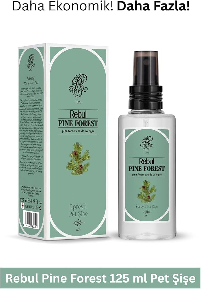 Rebul Çam Ormanı Eau De Cologne 125 ml Kutulu
