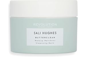 Revolution Skincare London X Sali Hughes, Butterclean Makeup Melting Cleansing Balm, Face Cleanser, 80g