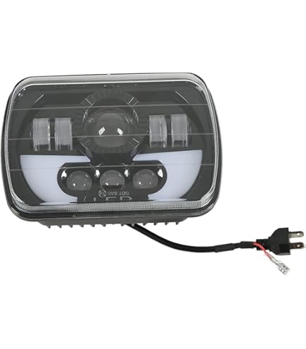 Shkalacar Phare De Voiture LED,LED Phare Rectangulaire De