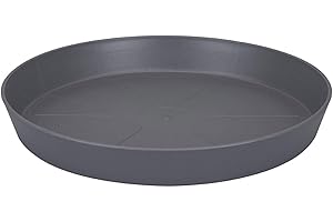 S&MC GARDENWARE 2 x Black Saucer (45cm)