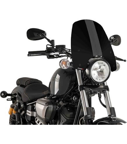Batwing SML Windschutz Für Yamaha XV950 – Verstellbar & Getönt, Ideal Für Touren