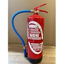 Extincteur Protex 6 KG ABC Poudre - Neuf Avec Support Mural Et Plaque
