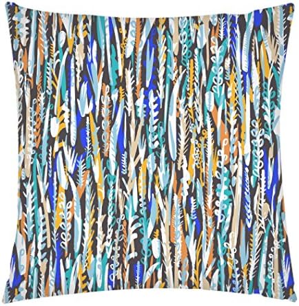 Art Rookie ARCMMJCB Just Cover Cushion with Black Back, Suede, Multi-Colour