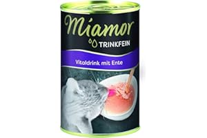 Miamor Trinkfein Vital Drink with Duck 135 ml Pack of 6 (6 x 135 ml)