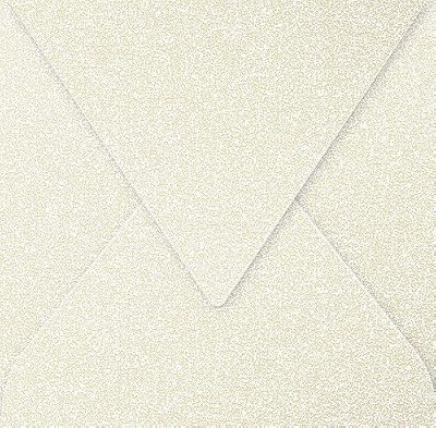 Clairefontaine 50043C Pack de 20 Enveloppes 16,50 x 16,50 x 0,10 cm Ivoire Irisé