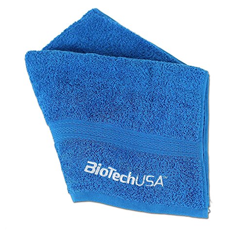 Preisvergleich Produktbild BioTech USA Handtuch 50x100 cm Fitnesshandtuch Trainingshandtuch Blau