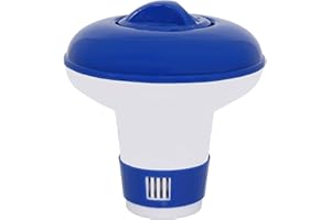 HAF® Pool Dosierschwimmer/Dosierer für 20g Chlor & Brom Tabletten I Optimale Poolpflege durch regulierbare Dosieröffnung in 4 Stufen je nach Dosiermenge I Chlorschwimmer für Schwimmbad & Whirlpool