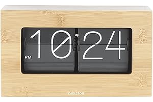 Karlsson - Reloj de Mesa con Tapa (bambú)