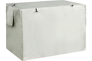 Hacbop Dog Crate Cover Oxford Cloth Pet Kennel Cover Universal Fit for 36 Inches Wire Dog Crate, Beige