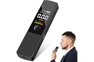 Dittybuy Alcohol Breathalyzer Tester - UK Breathalysers Portable Digital LCD Screen Alcohol Test Kit, No Need for Mouthpieces, High Accuracy for Home Personal and Professional Use
