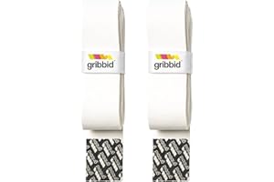 GRIBBID Peau de chamois de hockey, hockey sur gazon, la peau de chamois hollandaise originale (blanc, lot de 2)