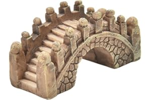 BESTIM INCUK Miniature Fairy Garden Bridge Ornament DIY Dollhouse Garden Decor Home Decoration