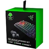 Razer PBT Tuş Takımı, Oyun Klavyesi i&ccedil;in - Mekanik ve Optik Klavyeler i&ccedil;in Klavye Y&uuml;kseltme Seti (Arka Işık Uyumluluğu, &Uuml;st&uuml;n