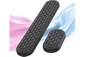 MoKo Poggiapolsi Ergonomico per Tastiera/Mouse con Morbida Schiuma di Memoria, Supporto per Polso della Tastiera per Alleviare Dolore della Battitura, per Lavoro/Ufficio/Gioco/Laptop, Nero