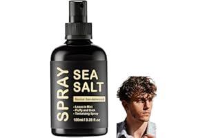 MAGGIDEA Sea Salt Spray for Hair Men, Sea Salt Spray, Natural Finish Sea S-alt S-pray for Hair, Volumizes & Texturizes, Light & Non-Greasy, Men's Texturizing Surf Spray, Ideal for All Hair Types, 100ml