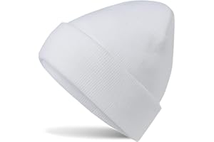 HATSATAR Hatstar Winter Hat, Women's Beanie Hat, Men's Fine Knit Beanie, for Women, Men, Unisex, Cuffed Hats, Soft and Warm