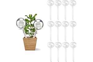 Klhamky Set de 12 Globos, Sistema de riego para Plantas, Vacaciones, Ø 8cm