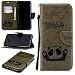 Produktbild Samsung S9 Plus Hülle, Samsung Galaxy S9 Plushüle, Alfort Prämie PU Leder Schutzhülle Lederhülle für Galaxy S9 Plus Tasche Wallet Flip Case Cover mit Karten Steckplatz (Armeegrün) + Gemalt Lanyard