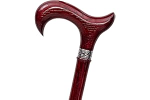 DR WATSON Dr. Watson - Bastón de madera hecho a mano con mango Derby, serie Prestige