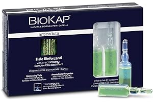 BIOS LINE BioKap Anticaduta, Fiale Rinforzanti, Aiuta a Contrastare L'Eccessiva Caduta e i Problemi Di Fragilità Capillare, 12 Fiale
