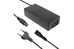 MEZELON Chargeur Universel 42 V 2 A pour Hoverboard, Scooters électriques Auto-équilibrés, Planche à dérive, Adaptateur Secteur 9 mm connecteur 3 Broches Compatible avec Batterie Li-on 36 V