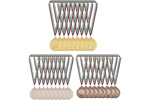 Sport Medals Set |27 Pieces| Gold | Silver| Bronze| Plain Medals With Custom Logo Printable with Lanyard | Sports Medal | Cricket | Football | Basket Ball | Volley Ball | Medals | Medal Set