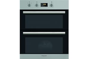 Hotpoint Luce Electric Built Under Double Oven - Stainless Steel