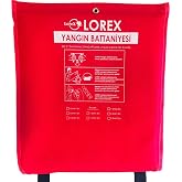 LOREX LR-FB2020C Yangın Battaniyesi 200cm x 200cm, Yangın Battaniyesi 200x200 &Ccedil;antalı (1)