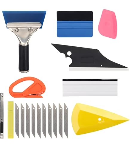 Window Tint Film Roll - 2 Ply Black, Includes Free 3M Blue Squeegee For Installation