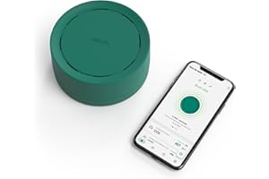 Radoff Now - Medidor Calidad Aire Detector Air Quality, Medidor Co2, COV, PM Compatible con Alexa, Accesorios para Casa Inteligente con Medidor de Humedad Presión Atmosférica y Sensor Temperatura Wifi
