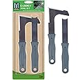 MIDHILL® 2 PACK PATIO WEED MOSS REMOVER Garden Paving Brick Drive Clean Tools HEAVY DUTY SET