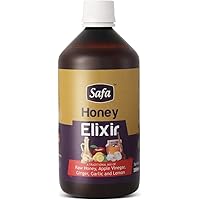 Safa Honey Elixir 100% Pure Raw Honey with Apple cider Vinegar Ginger Garlic and Lemon for Immunity Boost Heart Health…
