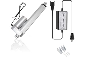 DCHOUSE Linear Drive DC 12 V 1500 N 150 mm Hub Max Linear Technology Actuators, with 12 V AC/DC Linear Actuator Controller Remote Control for Electric Door Openers and Automation Applications