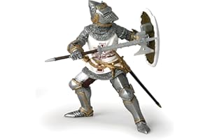 Papo -39947 -Chevalier Teutonique -Le Médiéval - Fantastique - Figurine à Collectionner -Figurine Peinte à la Main -pour Enfant - Filles et garçons - A partir de 3 Ans